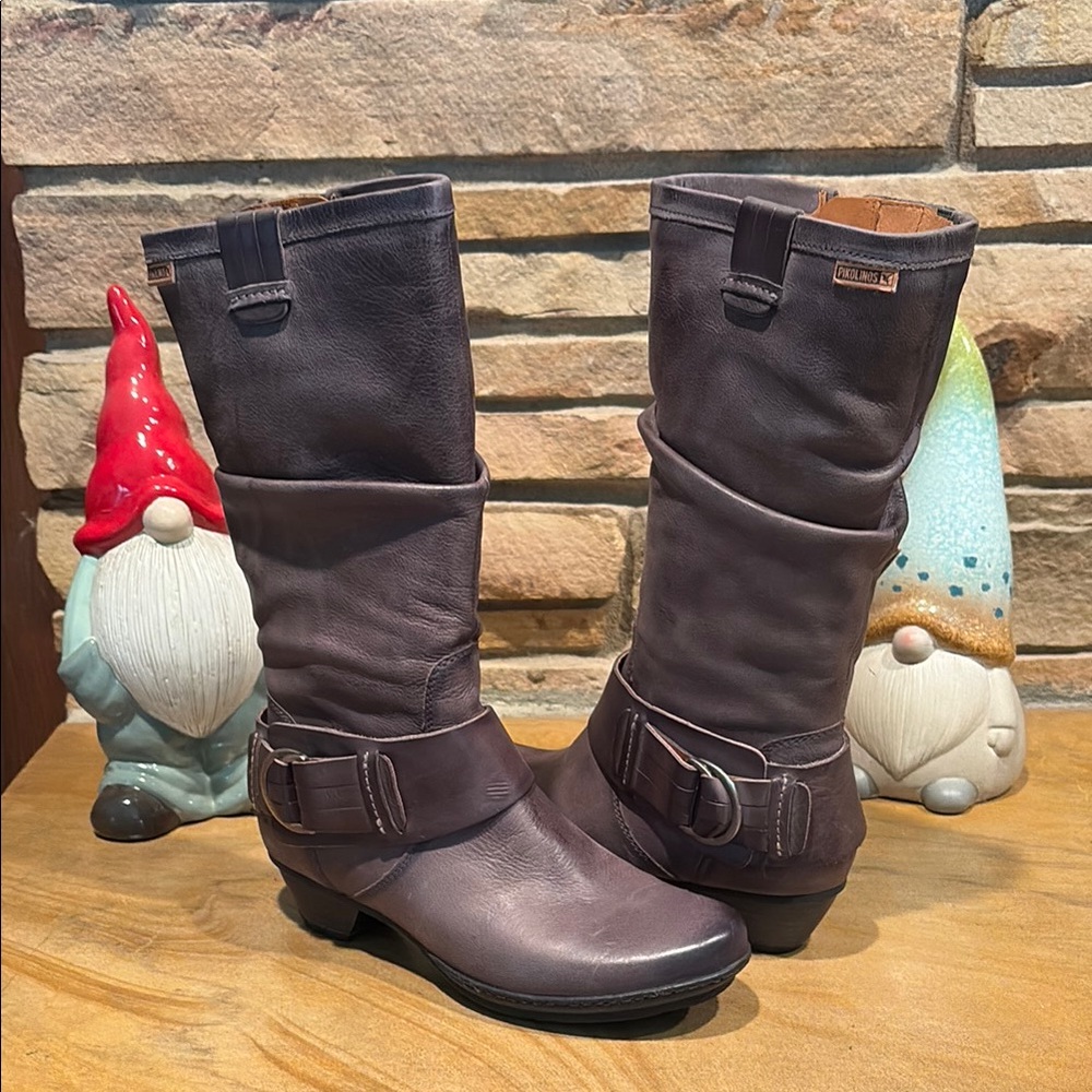 NOT FOR SALE: PIKOLINOS Women's Gray Heeled Boots!